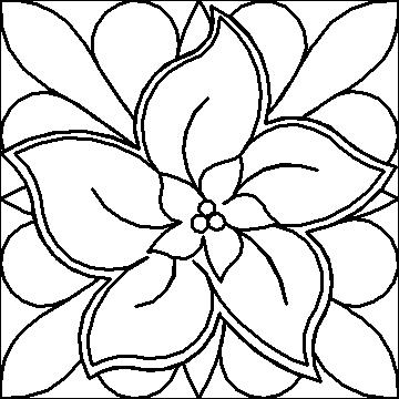 (image for) 2 Row Poinsettia and Fill-L01626* - Click Image to Close